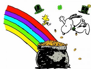 snoopy al final del arcoiris